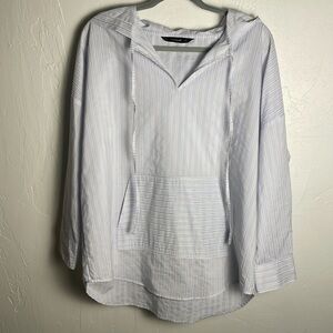Zara top with hood NWT